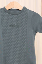 Load image into Gallery viewer, تي شيرت جاكار أخضر للأولاد الرضع