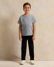 Load image into Gallery viewer, تي شيرت جاكار أزرق بأكمام قصيرة للأولاد