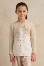 Load image into Gallery viewer, بوليرو ذهبي لوركس للبنات مع صدرية