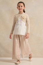 Load image into Gallery viewer, بوليرو ذهبي لوركس للبنات مع صدرية