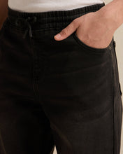 Load image into Gallery viewer, بنطلون جينز أسود للأولاد الكبار