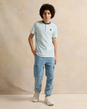 Load image into Gallery viewer, بنطال رياضي أزرق سادة للأولاد الكبار