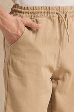 Load image into Gallery viewer, شورت جينز سهل الارتداء باللون البيج للأولاد الكبار