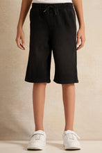 Load image into Gallery viewer, شورت جينز أسود سهل الارتداء للأولاد الكبار