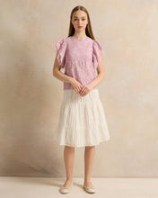 Load image into Gallery viewer, تنورة بيضاء مزخرفة للفتيات الكبيرات