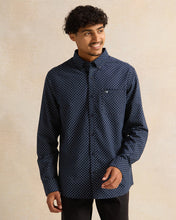 Load image into Gallery viewer, قميص رجالي كاجوال باللون الأزرق البحري