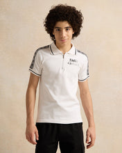 Load image into Gallery viewer, قميص بولو يلا شباب أبيض للأولاد الكبار