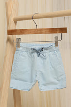 Load image into Gallery viewer, شورت قصير أزرق من قماش التويل للأولاد الرضع