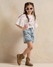Load image into Gallery viewer, شورت جينز أزرق للبنات