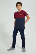 Load image into Gallery viewer, Navy Slim Fit Jean جينز بقصة سليم فت باللون الكحلي