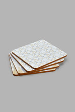 Load image into Gallery viewer, طقم قواعد خشبية مربعة الشكل هندسية متعددة الألوان (4 قطع)