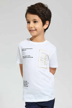 Load image into Gallery viewer, White Printed T-Shirt
