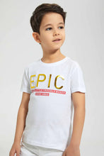 Load image into Gallery viewer, White Epic Embossed T-Shirt