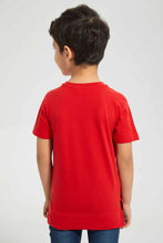 Load image into Gallery viewer, Red Epic Embossed T-Shirt