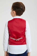 Load image into Gallery viewer, Red And White Shirt Set (3 Piece) طقم تيشيرت باللون الأحمر والأبيض (3 قطع)