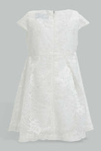 Load image into Gallery viewer, Ivory Lace Pleated Dress For Baby Girls
