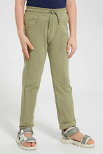 Load image into Gallery viewer, Olive Chino Trouser بنطلون تشينو باللون الزيتي