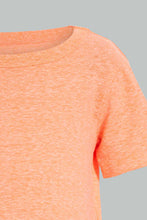 Load image into Gallery viewer, Blue And Peach Solid T-Shirt For Baby Boys (Pack of 2) تيشيرت سادة باللون الأزرق والمشمشي للأولاد الرضع (قطعتين)