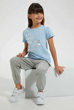 Load image into Gallery viewer, Grey Mélange Cargo Trouser بنطلون بجيوب باللون الرمادي