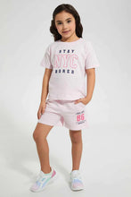 Load image into Gallery viewer, Pink Printed Casual Set (2 Piece) طقم كاجوال مطبوع باللون الوردي (قطعتين)