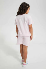 Load image into Gallery viewer, Pink Printed Casual Set (2 Piece) طقم كاجوال مطبوع باللون الوردي (قطعتين)