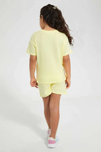 Load image into Gallery viewer, Yellow Printed Casual Set (2 Piece) طقم كاجوال مطبوع باللون الأصفر(قطعتين)