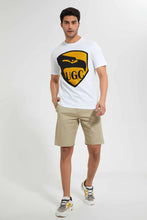 Load image into Gallery viewer, Beige Chino Short With Belt شورت تشينو بحزام باللون البيج