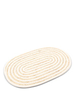 Load image into Gallery viewer, لبادة صحن بيضاوية باللون الأبيض