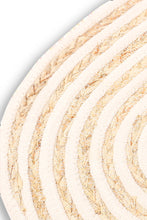 Load image into Gallery viewer, لبادة صحن بيضاوية باللون الأبيض