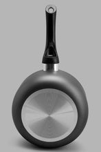 Load image into Gallery viewer, مقلاة صغيرة غير لاصقة دائرية باللون الأسود بغطاء (18سم)