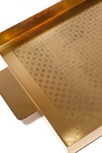 Load image into Gallery viewer, صينية ديكور مستطيلة باللون الذهبي