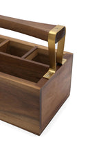 Load image into Gallery viewer, سلة أدوات مطبخ باللون البني