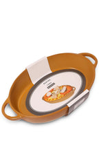 Load image into Gallery viewer, طبق خبز بيضاوي باللون المسطردة (كبير )