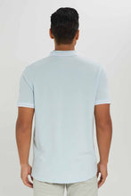 Load image into Gallery viewer, قميص بولو باللون الأزرق للرجال