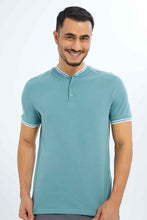 Load image into Gallery viewer, تيشيرت بولو أزرق للرجال