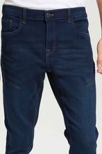 Load image into Gallery viewer, بنطلون جينز رجالي باللون الكحلي