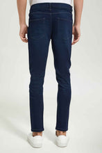 Load image into Gallery viewer, بنطلون جينز رجالي باللون الكحلي