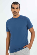 Load image into Gallery viewer, تيشيرت ريجلان باللون الأزرق للرجال