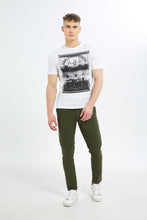 Load image into Gallery viewer, بنطلون تشينو باللون الزيتي للرجال