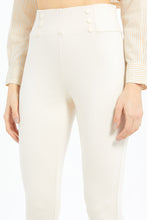 Load image into Gallery viewer, ليغينغز سليم فت باللون البيج للنساء