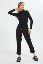 Load image into Gallery viewer, بنطلون أسود للنساء