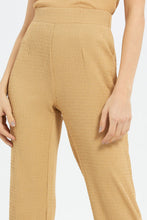 Load image into Gallery viewer, بنطلون بخصر مطاطي باللون البيج للنساء