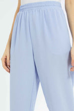 Load image into Gallery viewer, بنطلون مجعد باللون الأزرق للنساء