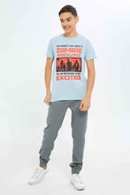 Load image into Gallery viewer, بنطلون جوغر باللون الرمادي للأولاد الكبار