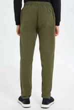 Load image into Gallery viewer, بنطلون باللون الزيتي للأولاد الكبار