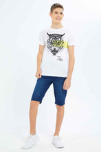 Load image into Gallery viewer, شورت كحلي بخصر مطاطي للاولاد الكبار