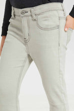 Load image into Gallery viewer, بنطلون جينز رمادي للأولاد الصغار