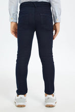 Load image into Gallery viewer, بنطلون جينز باللون الكحلي للأولاد الصغار