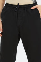 Load image into Gallery viewer, بنطلون رياضي بخصر مطاطي باللون الأسود للأولاد الكبار
