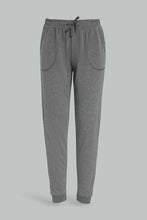 Load image into Gallery viewer, بنطال رياضي أساسي باللون الرمادي للفتيات الكبيرات